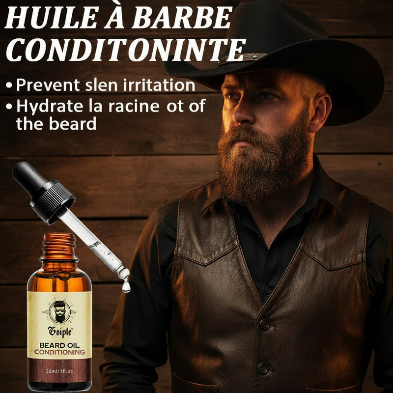 2Pcs/Set Beard Volumizing Oil Beard Conditioning Oil Men Facial Hair Moustache Smoothing & Moisturizing Hair Care Essential Oils
