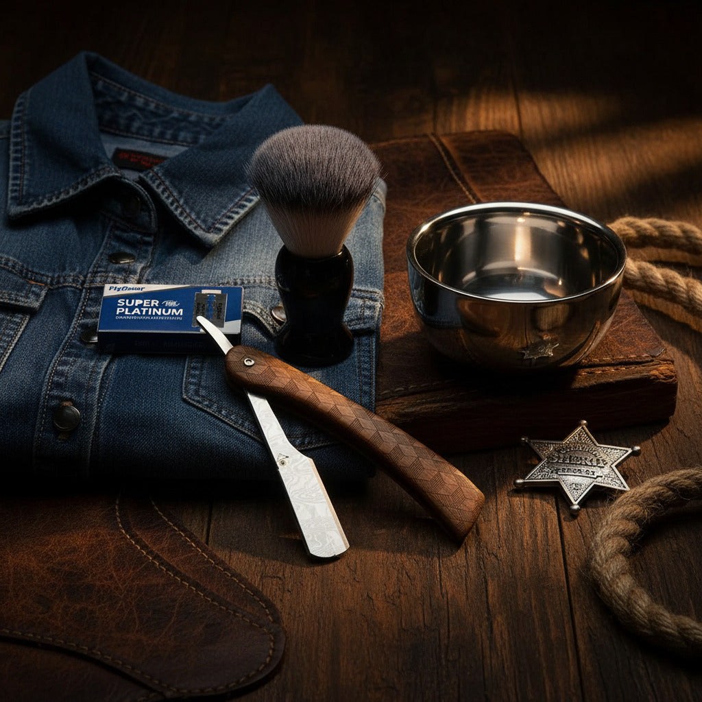 Wooden Handle Blade Shaving Razors Professional Barber Folding Shaver Razor Men'S Replaceable Blade Shaving Razor Men Gift