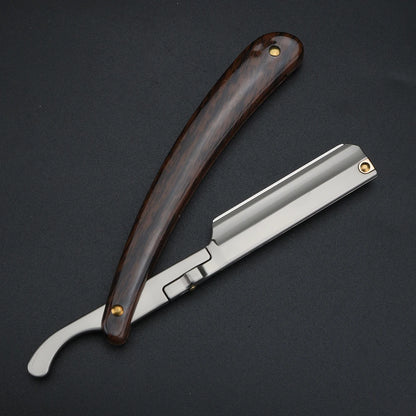 XUANFENG Manual Shaver Holder, Sharp Double-Sided Shaving Blade, Hair Salon Shaving Knife