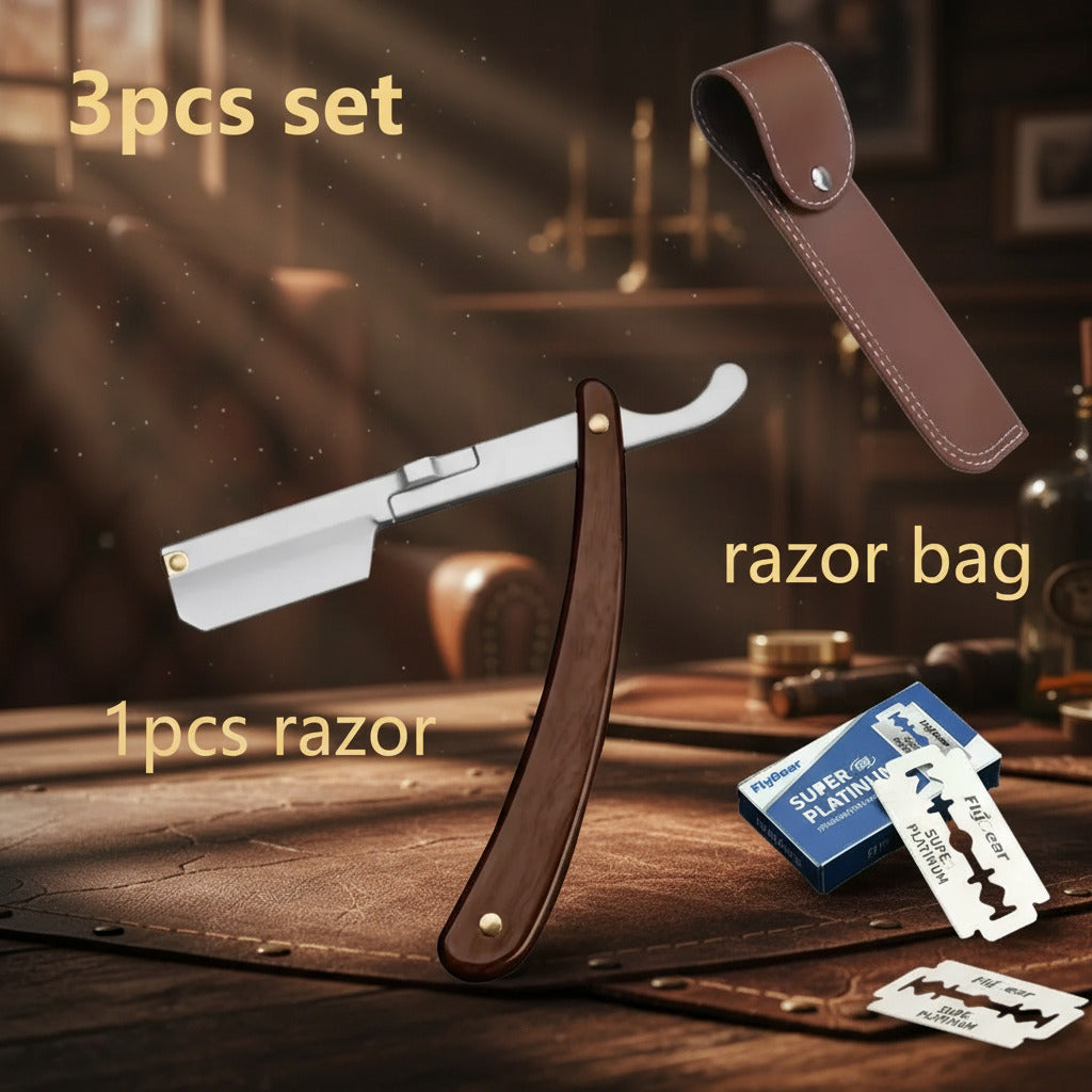 Blade Shaving Razors Professional Barber Shaver Razor Trimming Knife Holder Men'S Replaceable Blade Shaving Razor Men Gift