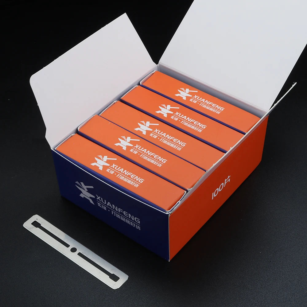 XUANFENG Manual Shaver Holder, Sharp Double-Sided Shaving Blade, Hair Salon Shaving Knife