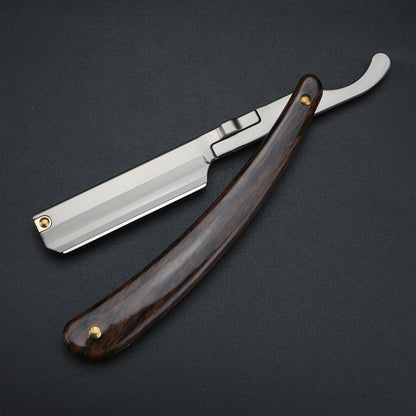 XUANFENG Manual Shaver Holder, Sharp Double-Sided Shaving Blade, Hair Salon Shaving Knife