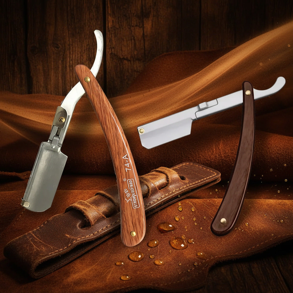 Blade Shaving Razors Professional Barber Shaver Razor Trimming Knife Holder Men'S Replaceable Blade Shaving Razor Men Gift