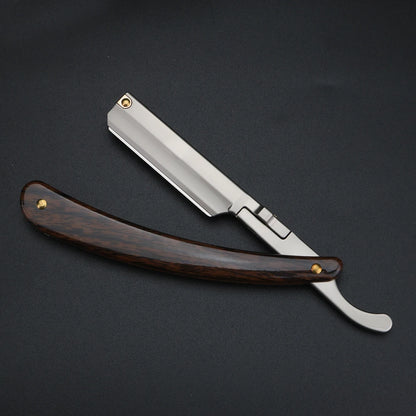 XUANFENG Manual Shaver Holder, Sharp Double-Sided Shaving Blade, Hair Salon Shaving Knife