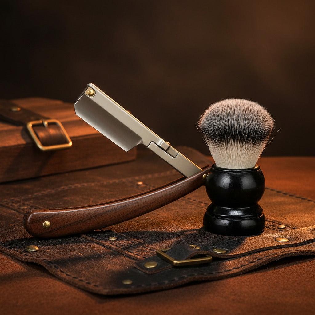 Blade Shaving Razors Professional Barber Shaver Razor Trimming Knife Holder Men'S Replaceable Blade Shaving Razor Men Gift