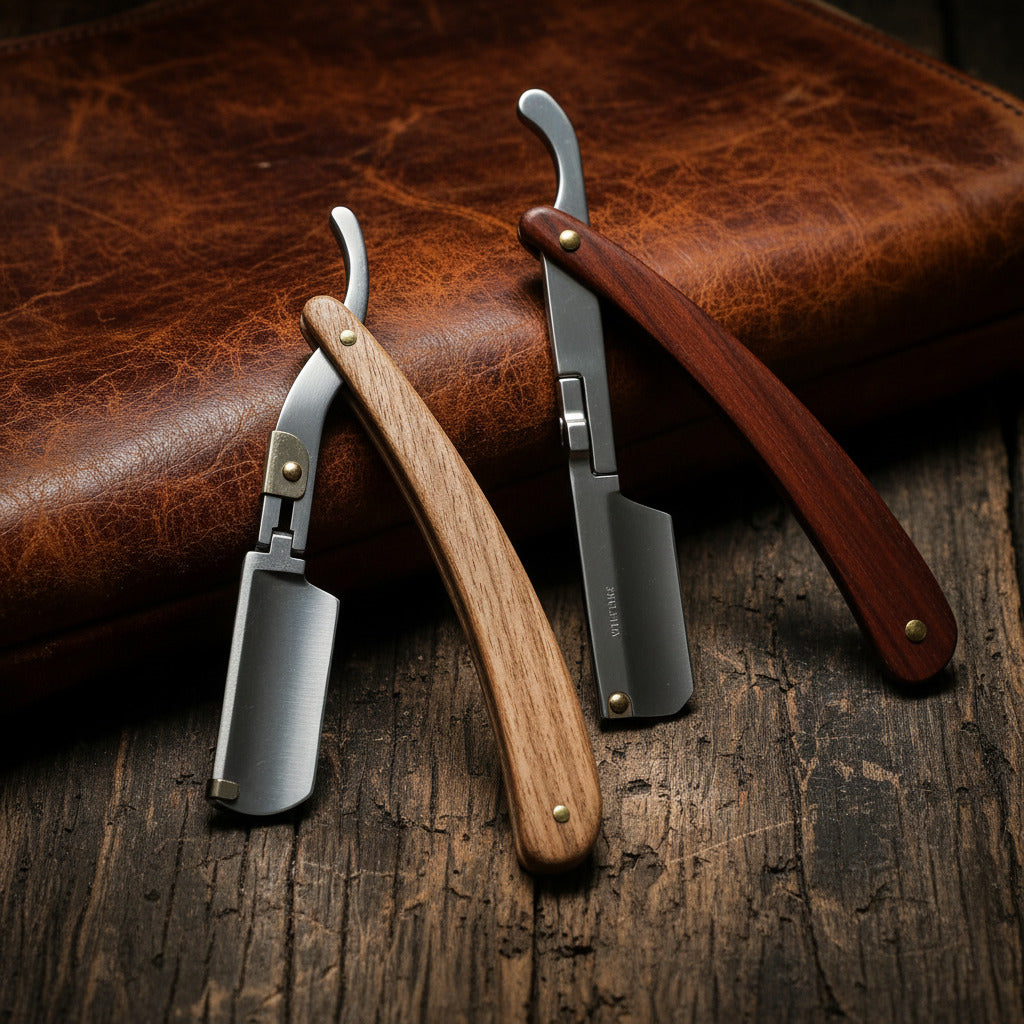 Blade Shaving Razors Professional Barber Shaver Razor Trimming Knife Holder Men'S Replaceable Blade Shaving Razor Men Gift