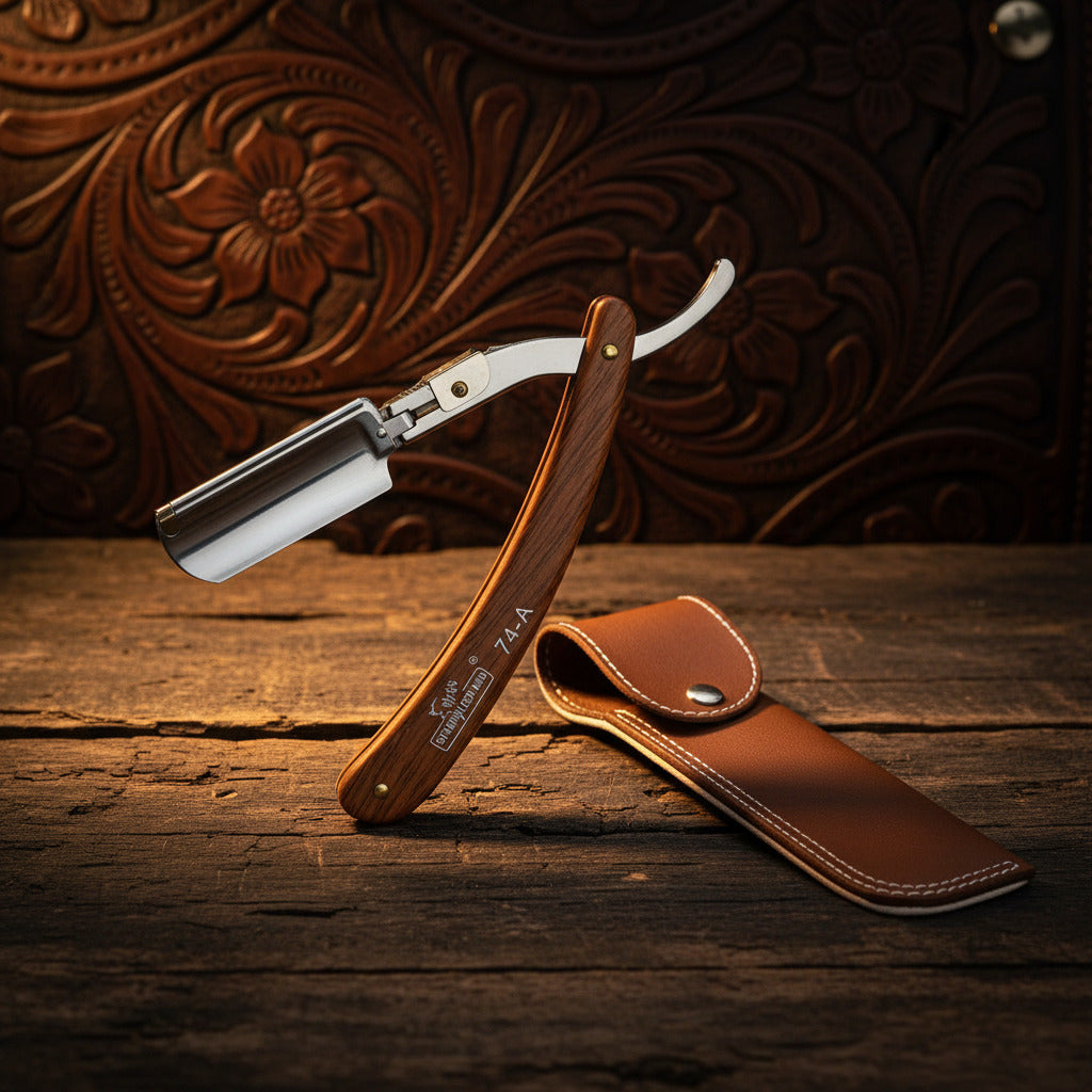 Blade Shaving Razors Professional Barber Shaver Razor Trimming Knife Holder Men'S Replaceable Blade Shaving Razor Men Gift